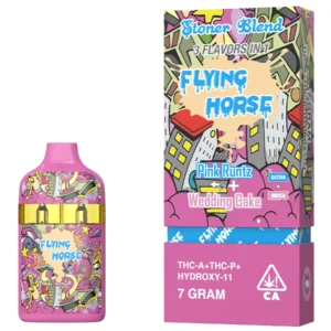 Pink Runtz | Wedding Cake Flying Horse Stoner Blend Disposable 7G